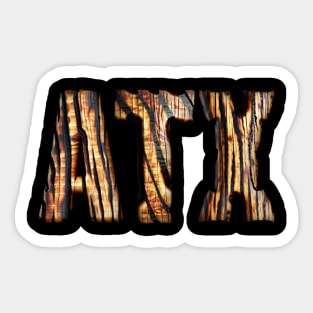 Wood Brand ATX Sticker